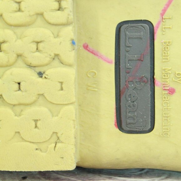 LL Bean Brown Leather 8" Gore-tex Insulated Ankle Duck Boots Size 6 Wide - Picture 9 of 10